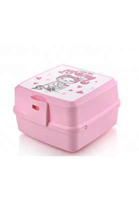 021175 HOBBY PREMIUM LUNCH BOX WITH FIGURED DESIGN